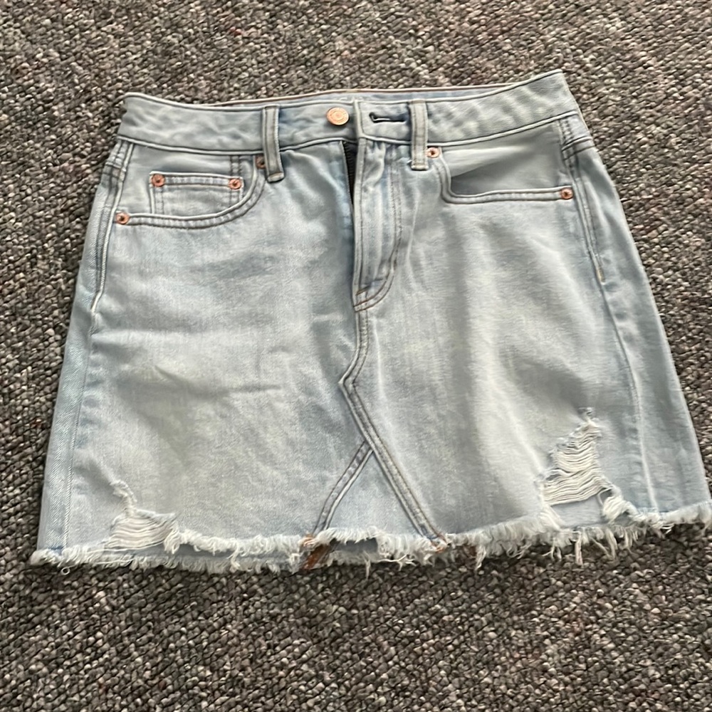 Light Blue Jean Skirt